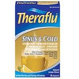 TheraFlu Sinus & Cold Liquid Powder Natural Lemon Flavor 6 ea