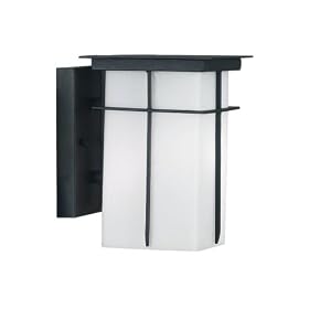 Kenroy Home 70000TB Mesa 4-Inch Shade and 7-Inch Extension Small Wall Lantern