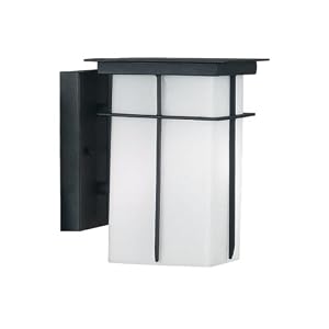 Kenroy Home 70000TB Mesa 4-Inch Shade and 7-Inch Extension Small Wall Lantern by Kenroy Home
