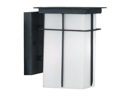 Kenroy Home 70000TB Mesa 4-Inch Shade and 7-Inch Extension Small Wall Lantern