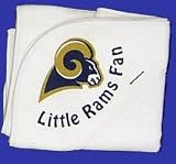 St. Louis Rams Hooded Baby Towel (White)