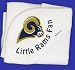St. Louis Rams Hooded Baby Towel (White)