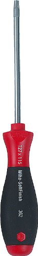 Wiha 36283 Tamper Resistant Security Torx Screwdriver with SoftFinish Handle, T27 x 115mm On Sale
