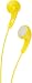 JVC HA-F140-YE In Ear GUMY Coloured Headphones - Yellow