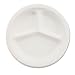 Chinet Divided Paper Plates, 9-1/4