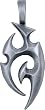 BICO AUSTRALIA JEWELRY (E86) PAPILLION - METAMORPHOSIS BEAUTY & CLARITY - Comes with a Generic 18 inch (to 20in) Adjustable 4mm Black Rubber Necklace.