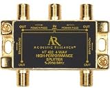 Acoustic Research PR432 High Performance 2.5 GHZ, 4-way splitter