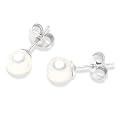 Valero Pearls Valero Classics Damen-Ohrstecker 925 Sterlingsilber S��wasser-Zuchtperlen wei� ca. 6,0-6,5 mm  186130