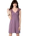 Soprano Cap-Sleeve Lace-Trim Knit Dress