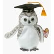 Ty Beanie Babies - Wiser the Owl - 1999 Graduation (Retired)
