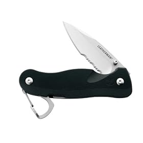 Leatherman Crater c33x Combo Straight Serrated Blade Knife by Leatherman