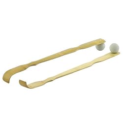 2 Mallet/Backscratcher Percussive Oriental Massage Tool