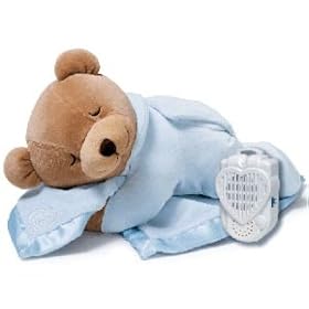 Prince Lionheart Original Slumber Bear with Silkie Blanket - Blue
