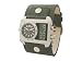 Kahuna Men's KTY-0001G Watch Black Dial Black Leather Strap