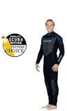 3/2MM Tilos Full Superstretch Enigma Wetsuit for Scuba Diving and Surfing Dive Diver Surf Wet Suit Scuba Lab Testers Choice Authorized Dealer Full Warranty