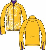Louisiana State (LSU) Tigers Ladies' Fit Yoga Jacket (Medium)