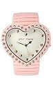 Betsey Johnson Women's XOX Pink Expansion Bracelet Watch #BJ4178