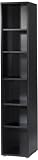 Tvilum Fairfax Tall Narrow Bookcase, Black