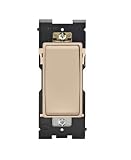 Leviton Renu Switch RE153-DT for 3-Way Applications, 15A-120/277VAC, in Dapper Tan