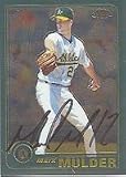 Mark Mulder, Oakland Athletics Autographed Card