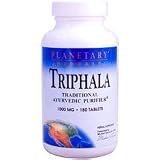 Planetary Herbals Triphala 1000 Mg Ayurvedic, 120 Count