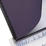 GBC Linen Weave Standard Presentation Binding Covers, Non-Window, Square Corners, Black, 200 Pieces Per Box (974251)