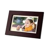 Coby DP700WD 7-Inch Widescreen Digital Photo Frame (Wood Design) ~ Coby