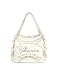Billionaire White Rhinestone Logo Double-handle Studded Bag Image