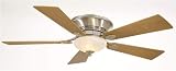 Minka Aire Ceiling Fans F711PW Delano ll Fan - Pewter Halogen Light Kit Low Indoor Fan 52