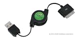 Apple iPod nano 3rd Generation miniSync Retractable Cable (USB (Black))