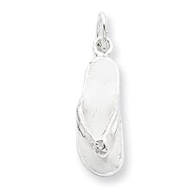 Buy Sterling Silver Flip Flop Charm by West Coast Jewelry