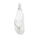 Sterling Silver Flip Flop Charm