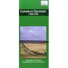 Radwanderkarte von D�nemark 1:500 000 - Cykelkort Danmark