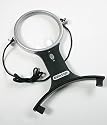 4" Round Hands-Free Lighted Magnifier - 1.5X lens - 6X inset lens