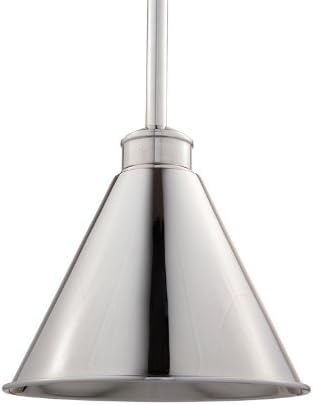 Hudson Valley Lighting 4722-AN 1-Light Exeter  Pendant, Antique Nickel Finish