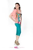 Asymmetrical One Sleeve Boho Top by Apple Bottoms