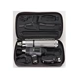 Welch Allyn Diagnostic Set, w/Standard Ophthalmoscope, MacroViewTM Otoscope w/ Throat Illuminator, Direct Plug-In Handle in Hard Case, 1/Ea, WEL97100-M