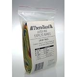 Thera-Band Latex-Free Exercise Band Pack - 1 Thin/1 Med/1 Heavy - 4" X 6 ea. - Free Shipping