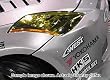Lexus IS300 fog light cover film yellow tinted 01-05 Lexus IS300 fog light yellow-tinted cover film - Lexus IS300 - foglight deflector shields