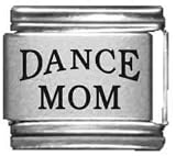 Clearly Charming Dance Mom Laser Italian Charm