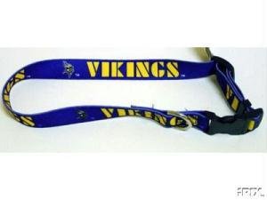 New! Medium Minnesota Vikings Dog Collar
