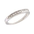 10K White Gold .50 CTW Diamond Anniversary Band