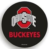 Ohio State Buckeyes Black Spare Tire Cover