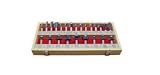 Woodline USA WL-2006 24-Piece 1/2-Inch Shank Light Intermediate Set