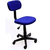 Blue Fabric Office Chair w/ Gas Lift and 360 degree swivel