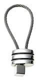 Apparel : Sterling Silver Stratus Design Keychain by Zina