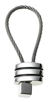 Sterling Silver Stratus Design Keychain by Zina
