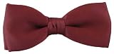2 X-Long Wine Band Bowties