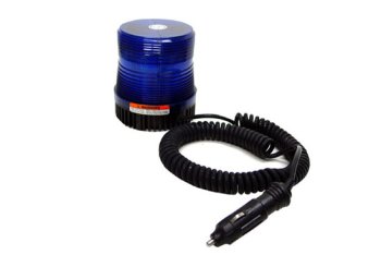 3 3 4 Blue Warning Strobe Light With Strong Magnetic Base