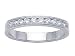 0.35 cts Round Diamonds Band - Platinum, 18kt White or Yellow Gold